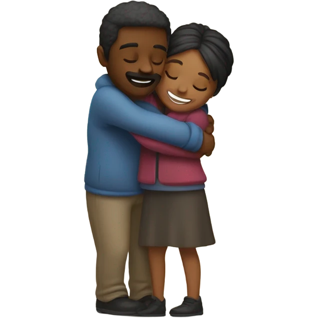 Couple hug emoji