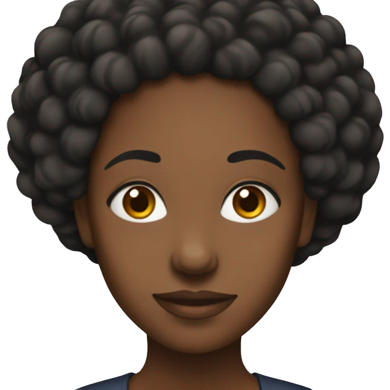 A black woman that is a French emoji