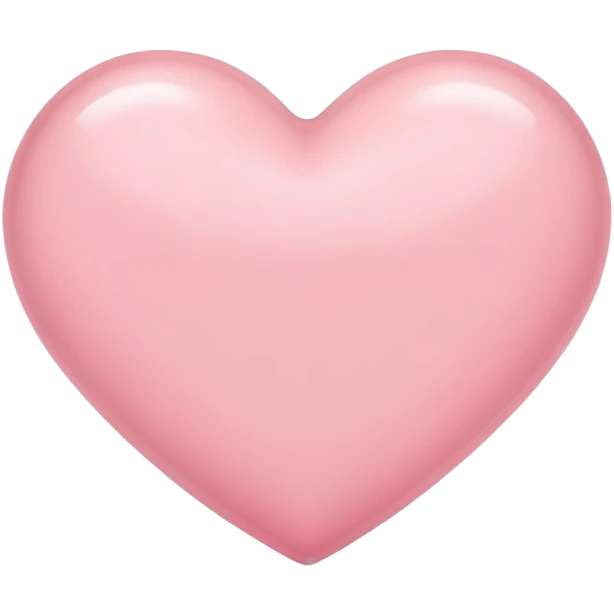 light pink heart  emoji