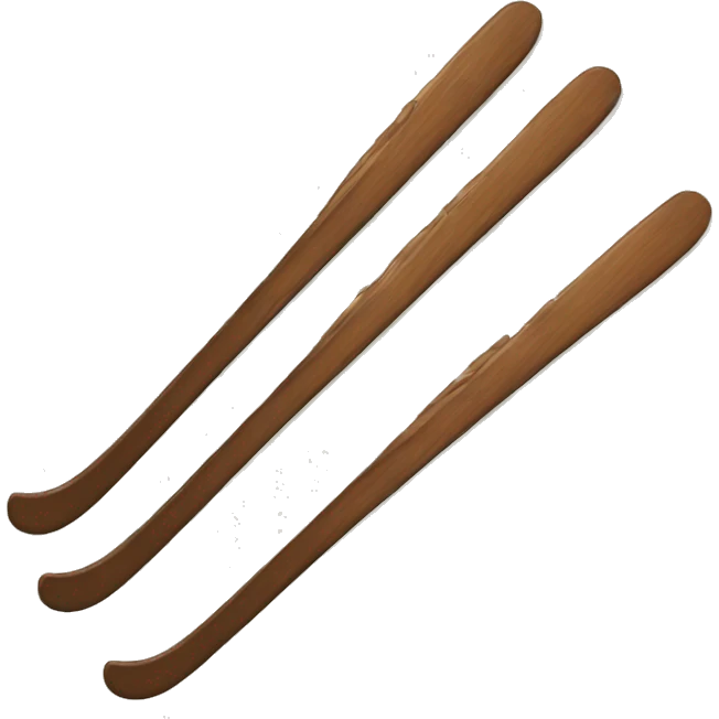 Brown skis emoji