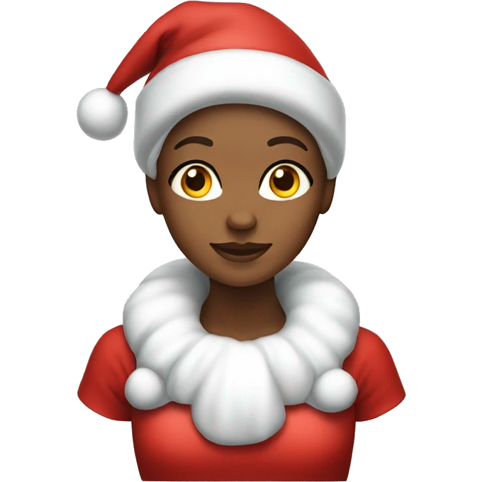 Santa Claus girl emoji