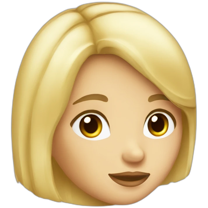Blond haired Polish Silesia girl emoji