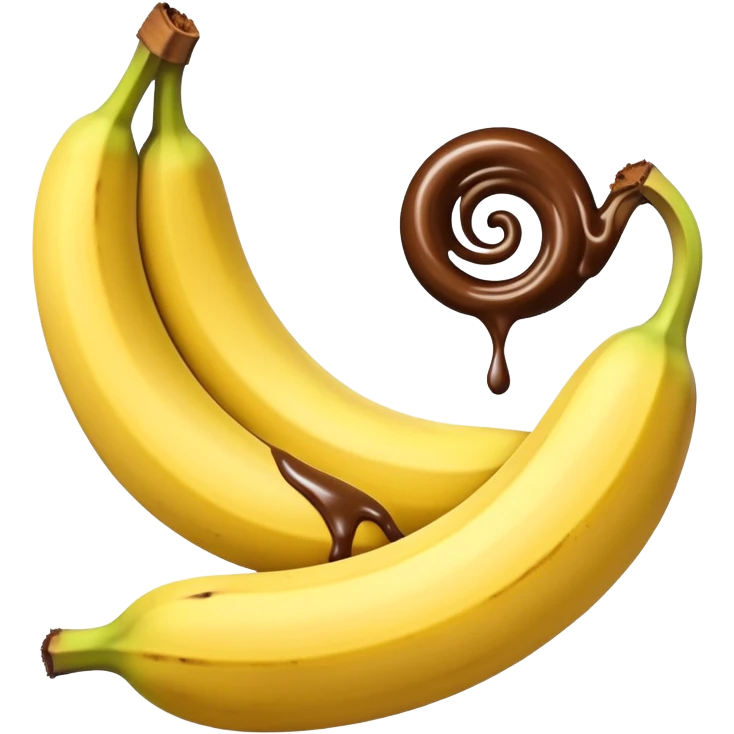 Bananas and Nutella emoji