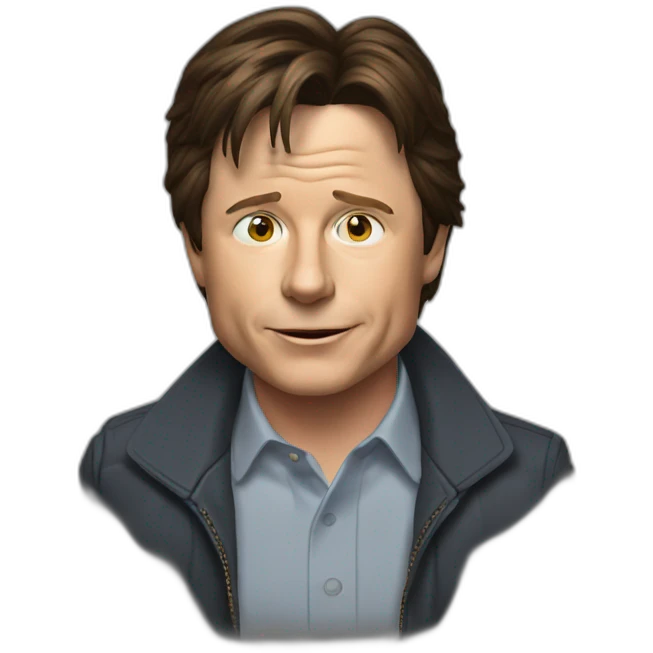 Michael J fox emoji