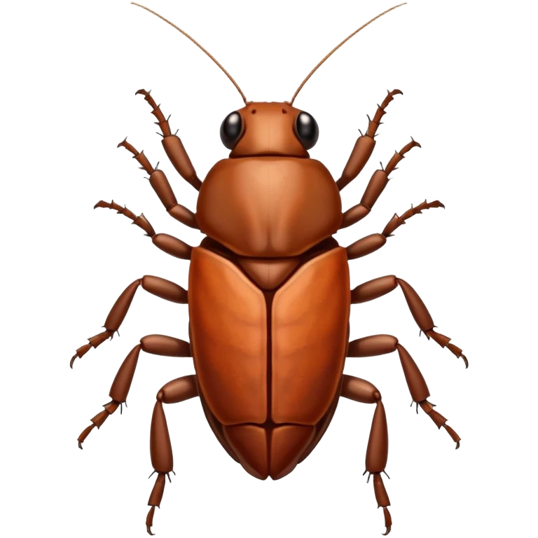 smiling cockroach emoji
