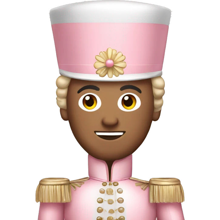 Light pink nutcracker emoji