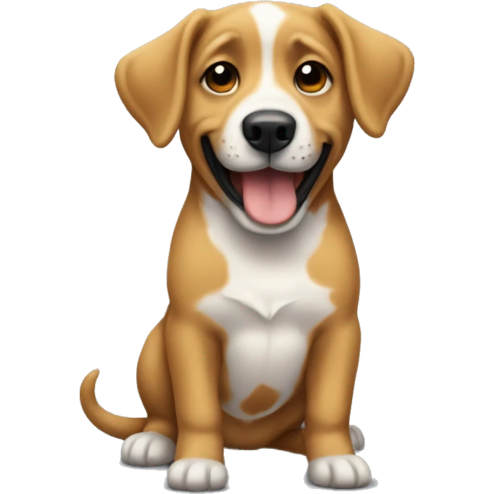 Cachorro feliz emoji