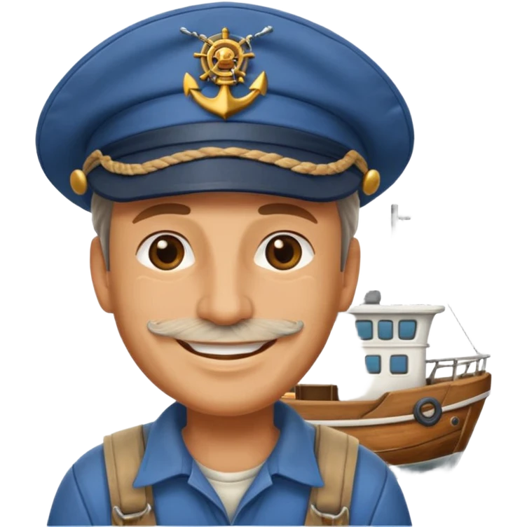 fishing vessel captain emoji