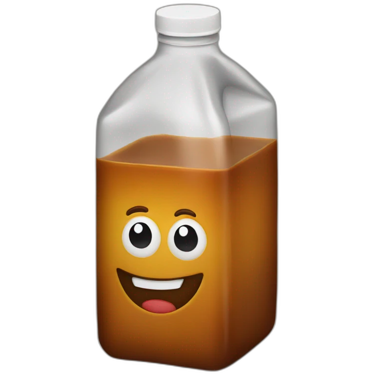brown rum juice box emoji