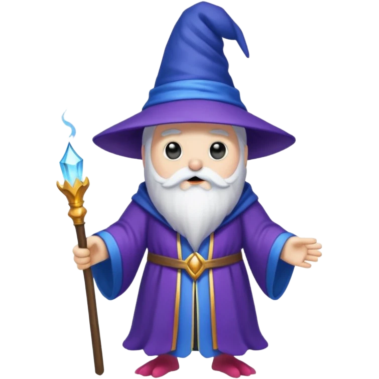Penguin Wizard emoji