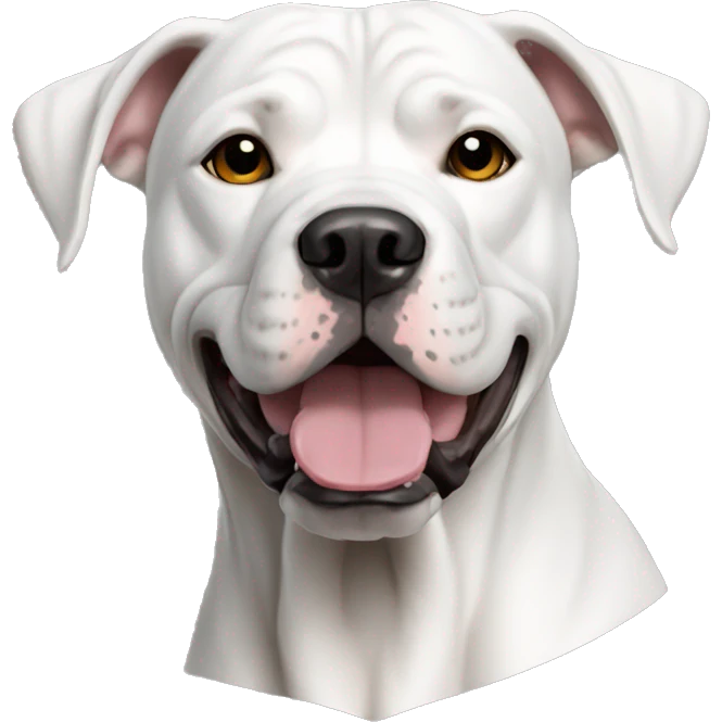 Dogo Argentino Dog Breed Full Body emoji