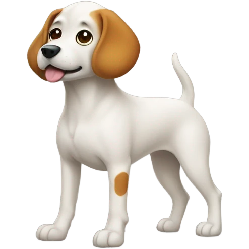 Dog with a butt emoji