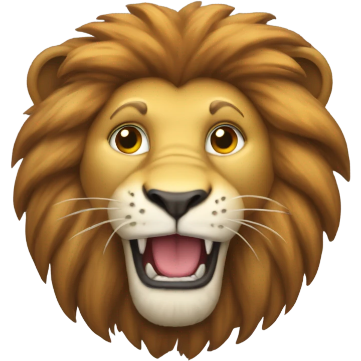 A Lion in the format of this emoji: 🐅 emoji
