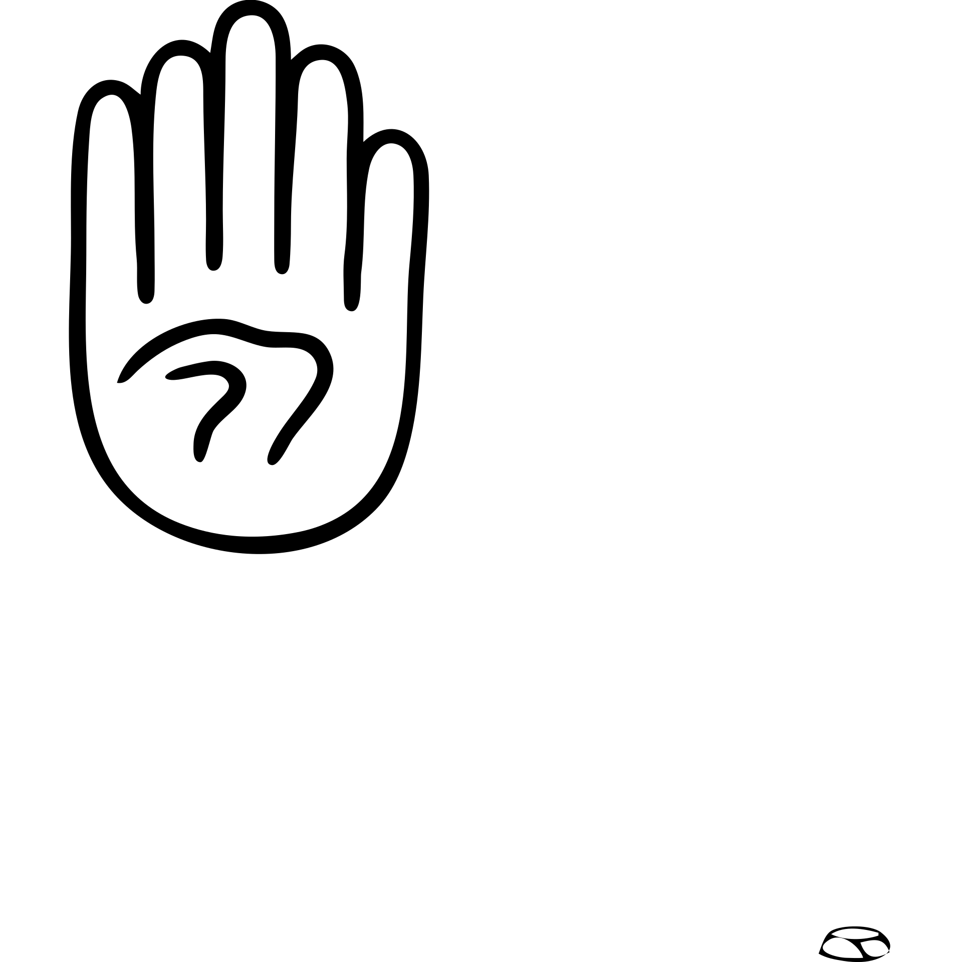 Creative website header logo emoji