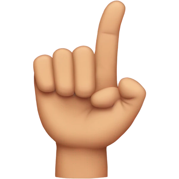 thumb  crossing to form fingerheart (vertical)emoji
 emoji