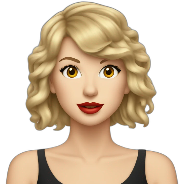 Taylor Swift singer emoji