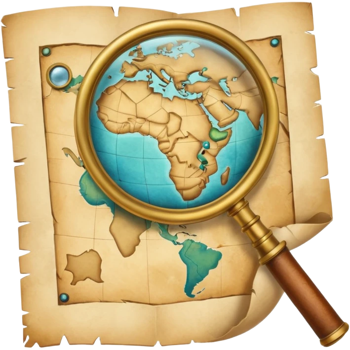 map with a magnifying glass emoji