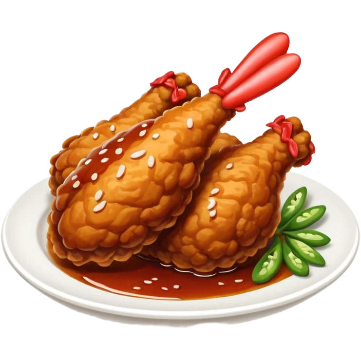 Korean style fried chicken  emoji