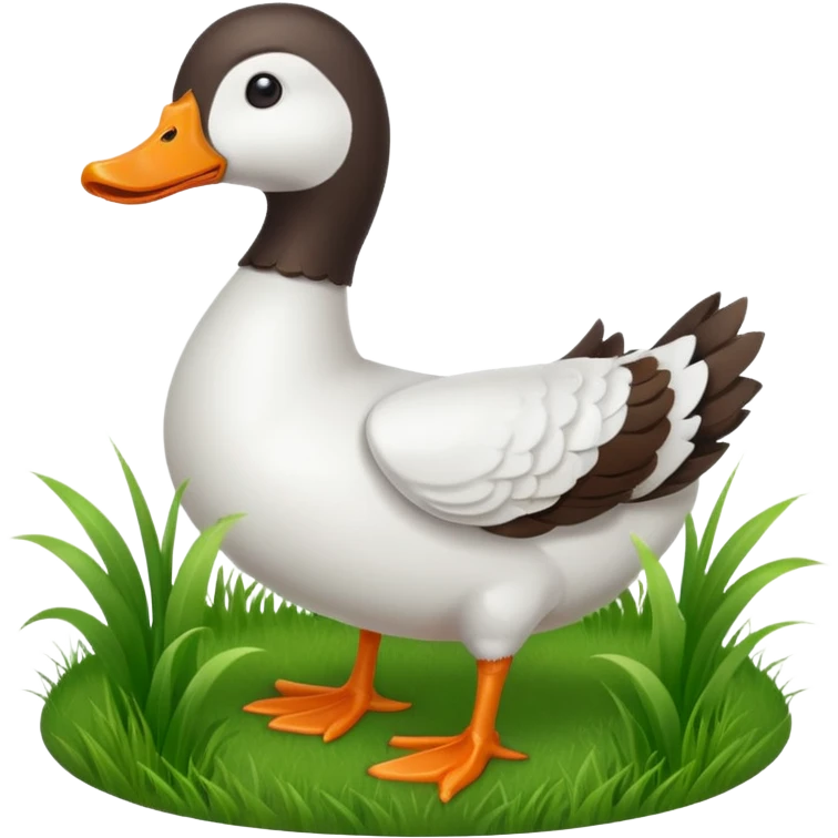 lucky duck with a horseshoe emoji