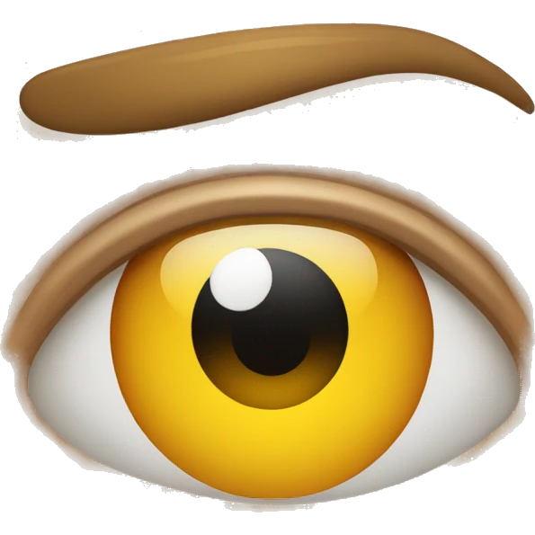 Eye squint stress emoji