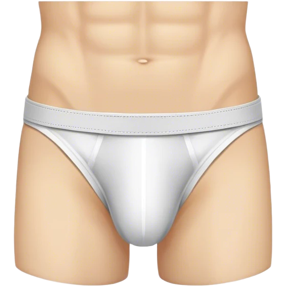 White floating jockstrap emoji