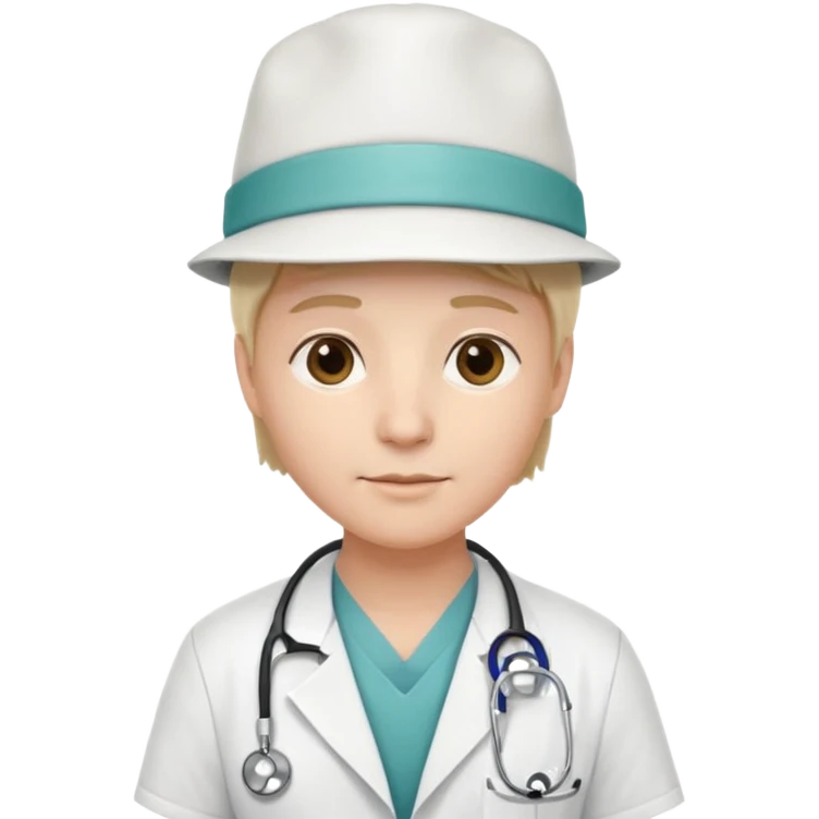 doctor with medical cross on hat emoji