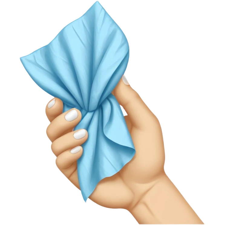 wiping tissue emoji