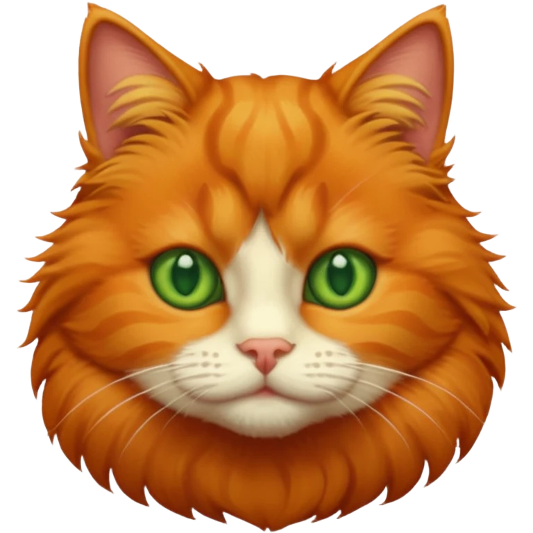Рыжий кот emoji