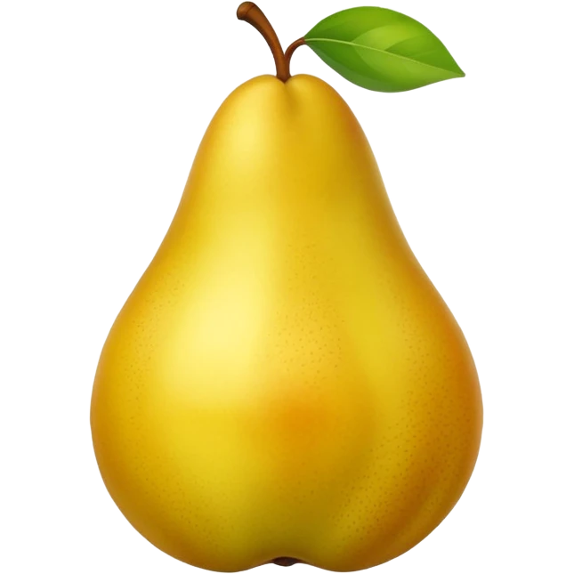 yellow pear emoji