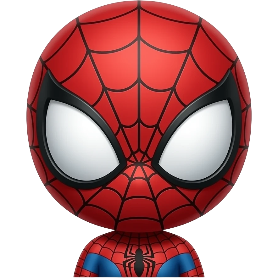 spiderman cute chibi emoji