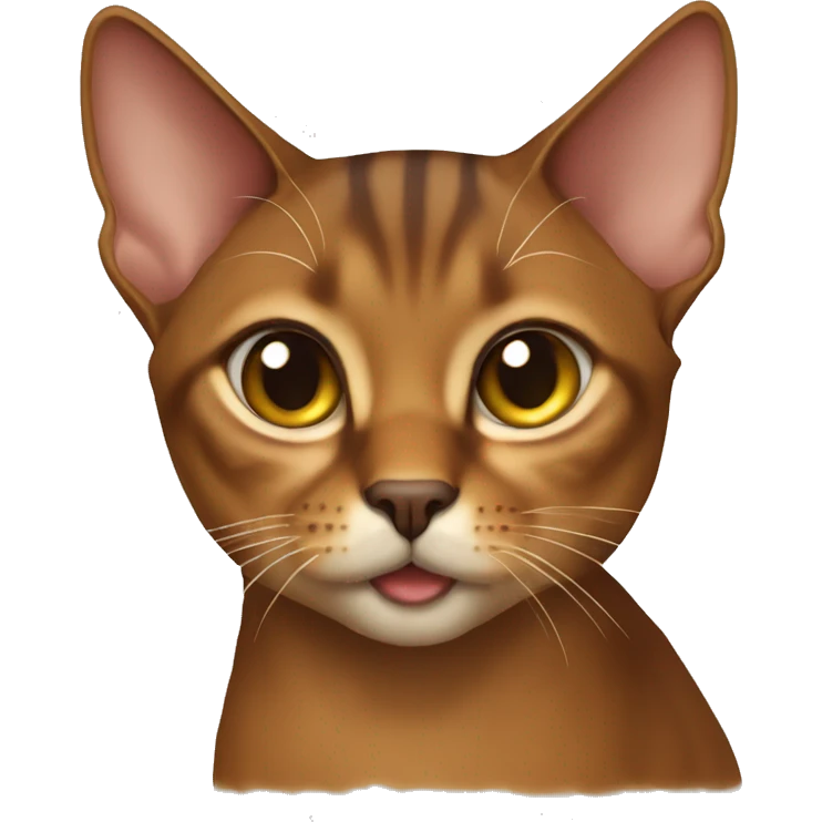 Abyssinian cat  emoji