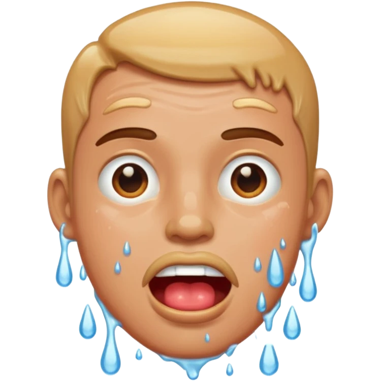 Hombre babeando emoji