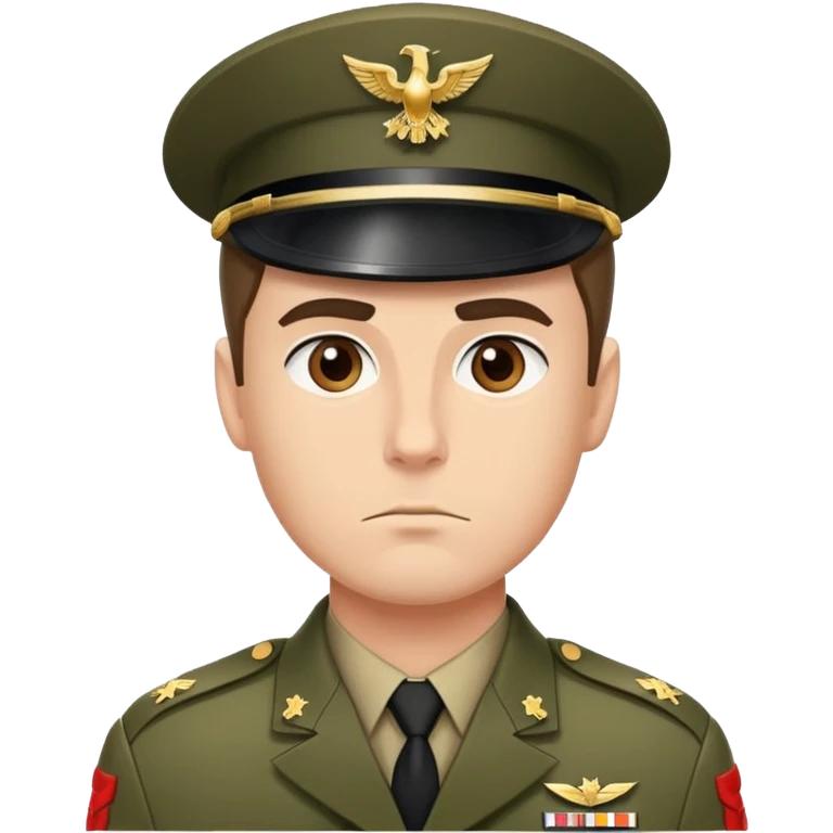 красивый солдат emoji