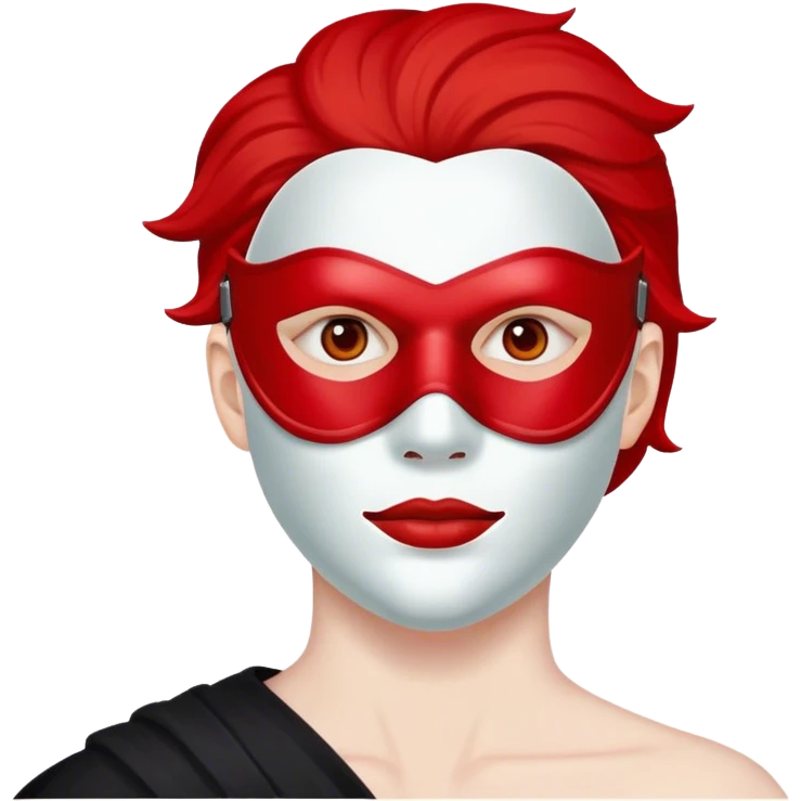red mask hacker emoji