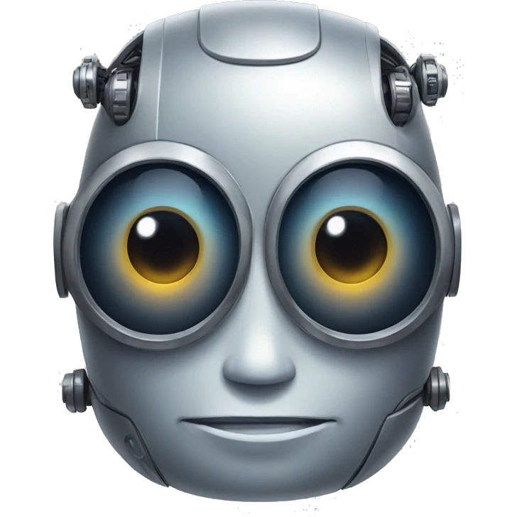 ROBOT WITH LONG EYELASHES emoji