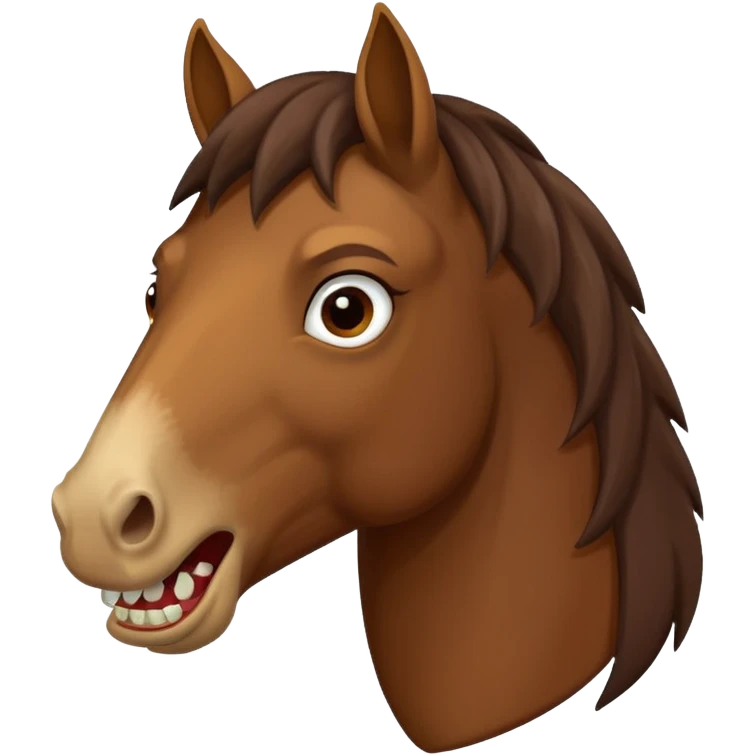 Angry horse emoji emoji