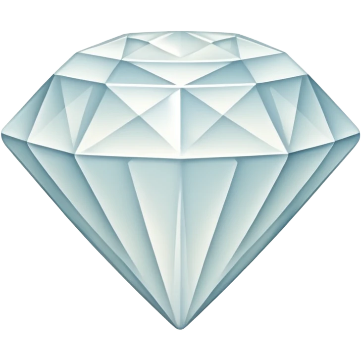 diamond shape carved from ivory emoji emoji