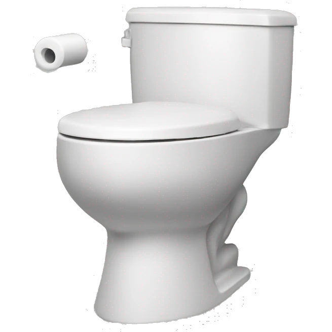 skibidi toilet with an had sticking out emoji
