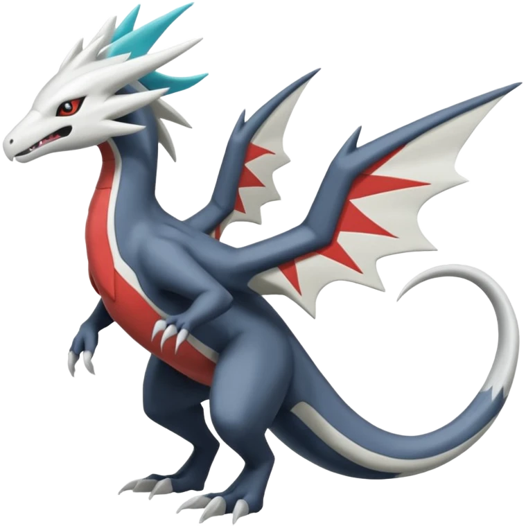 Silvally-Kyurem-Amaura-Latias-Salandit-fusion, full body emoji