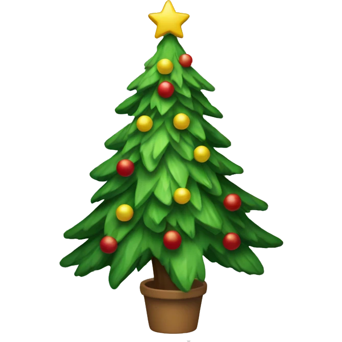 Dancing Christmas tree emoji