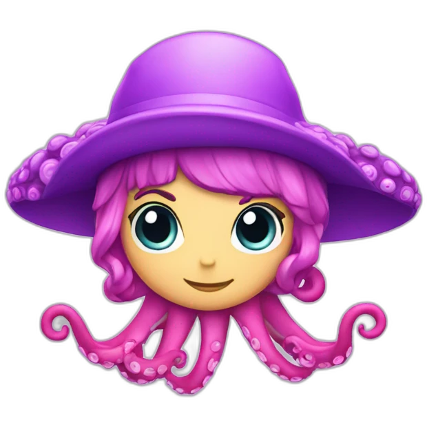 Winx octopus cap emoji