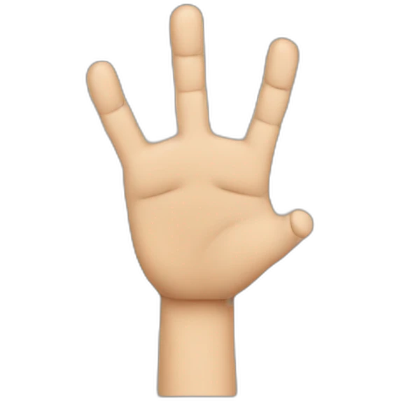 broken hand emoji