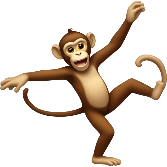 Dancing monkey emoji