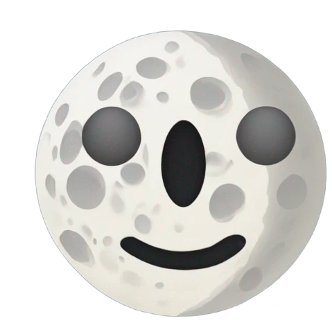 Moon hoodie  emoji