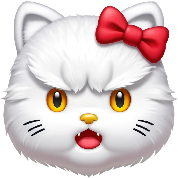 angry hello kitty emoji