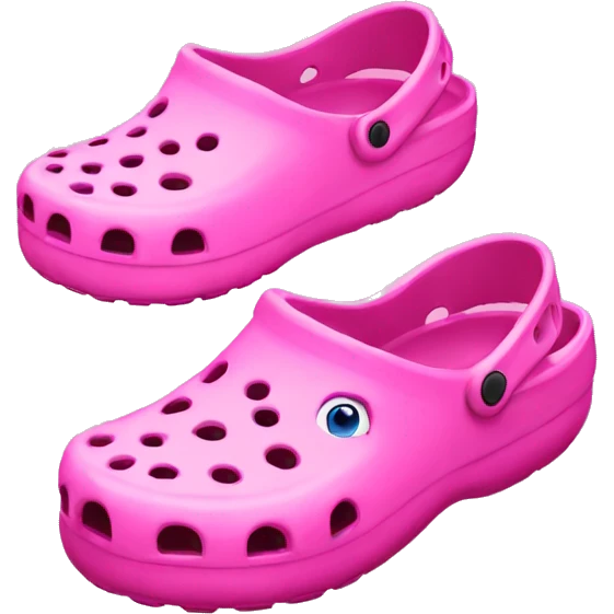 Pink crocs  emoji
