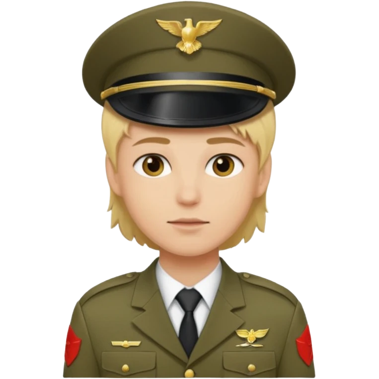 soldier with blonde hair emoji