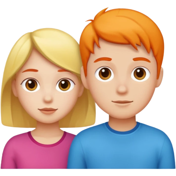 남학생과 여학생 아이콘 emoji