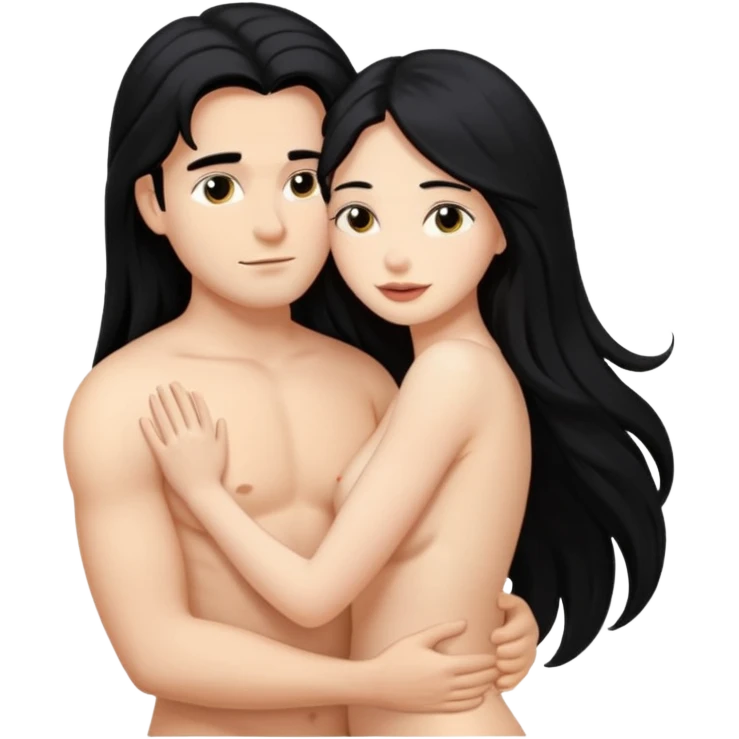 Sex positions doggy style man and black hair woman nude emoji
