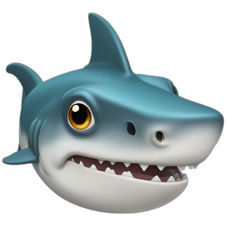 Hammerhead shark face emoji